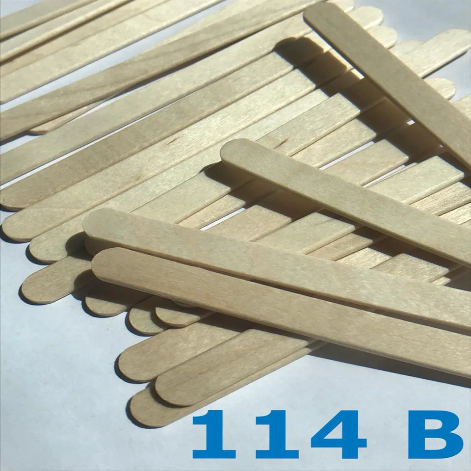 Деревянные палочки для мороженого из березы, 2 мм, B-класса, оптовая продажа, ручная работа