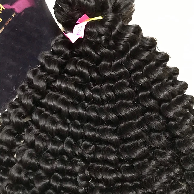 Best selling 100% human hair Water Curly Natural Color brazilian Hair Extensions, Hair Weave, Vietnamese raw hair
