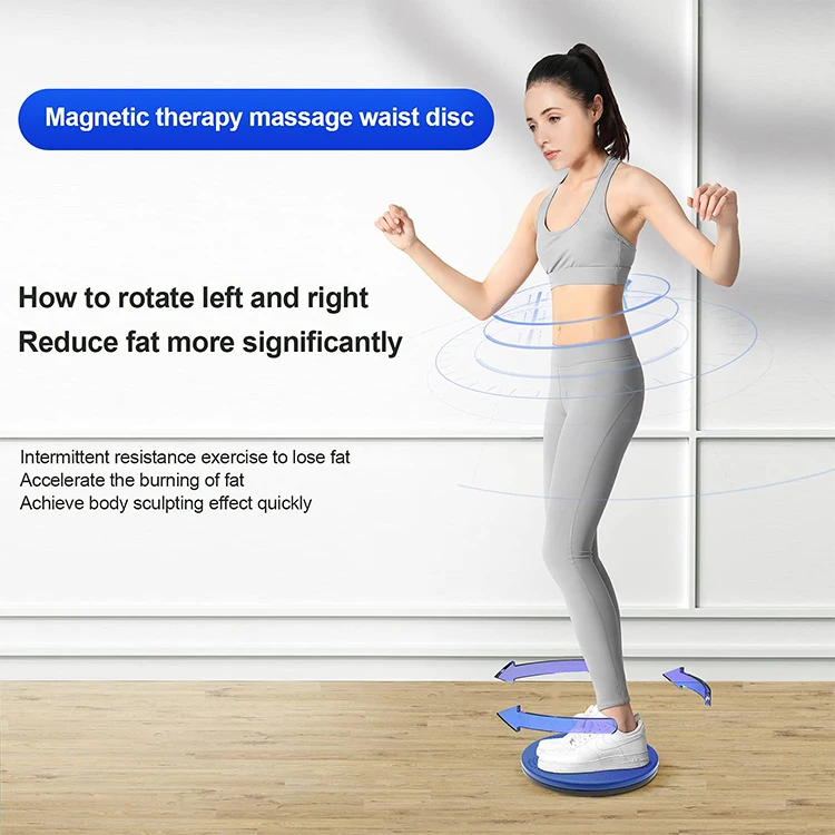 Waist Abdominal Muscle Exercise Balance Board Waist Twisting Disc with 8 Magnets