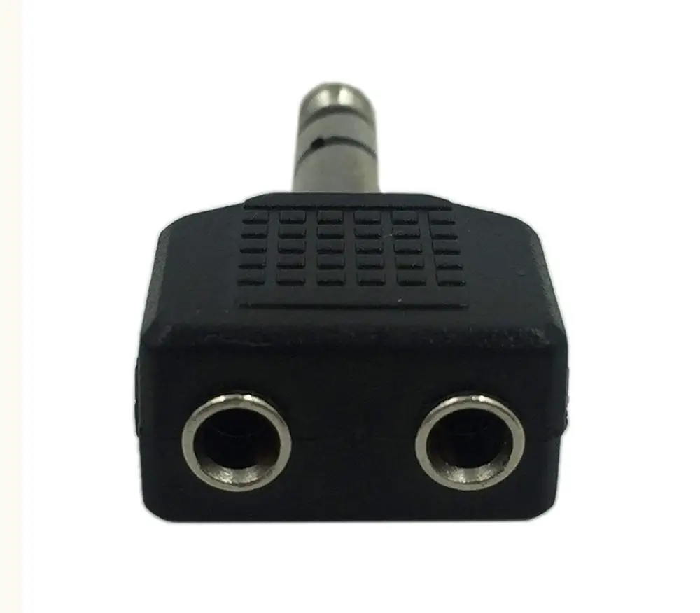 
TRS Plug To Dual 3 5mm Phone Jack Audio Adapter 