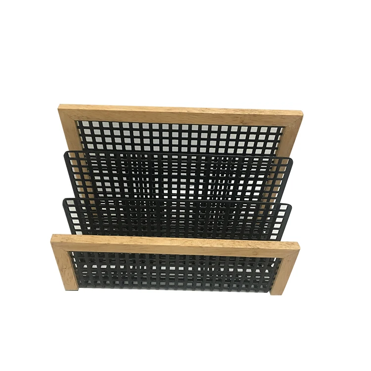 Mesh Letter Sorter Mail Document Tray Desk Office File Holder Organizer
