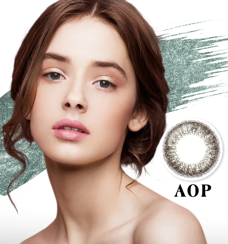 Самые продаваемые трехтонированные серые Ежемесячные контактные линзы