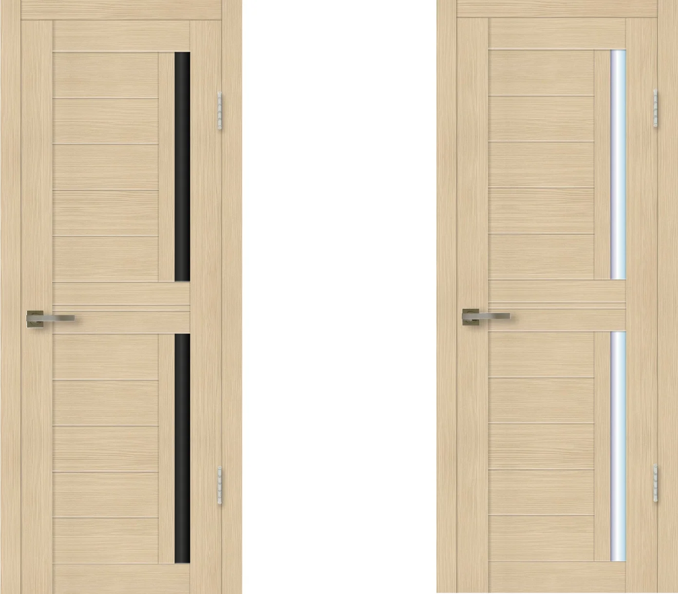 Cityline 012 The Best Quality Interior Door With Black Or Light Glass Exclusive Design