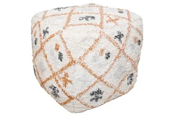 super luxurious handmade bohemian pouf high quality wood stool by Indian manufacturer at wholesale price