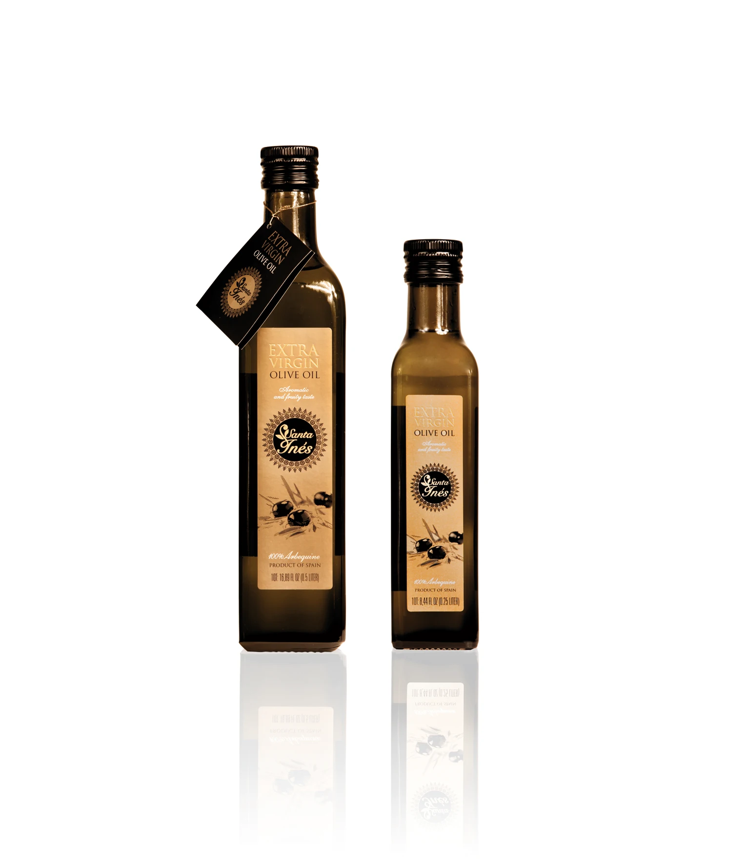 Бутылка из стекла с оливковым маслом Экстра Девы арбикина