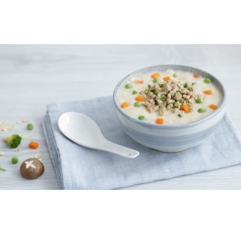 Best Quality Sweet Salty Taste Pork Instant Minced Oatmeal Porridge For Both Children And Adults From Vietnam