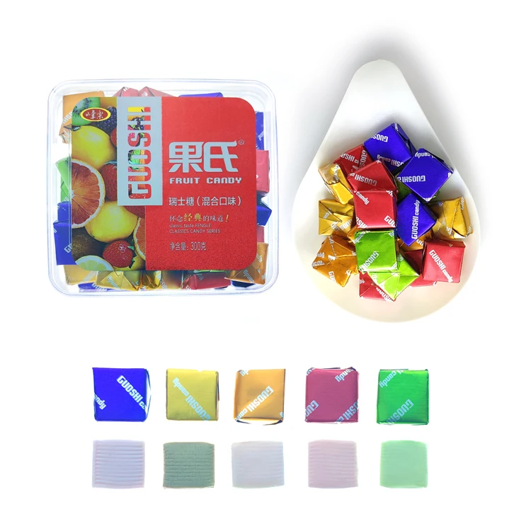 Factory Direct Price Fruity Gummy Fudges Chocolate Strawberry Yogurt Flavors Confectionery Chewy Milk Candies