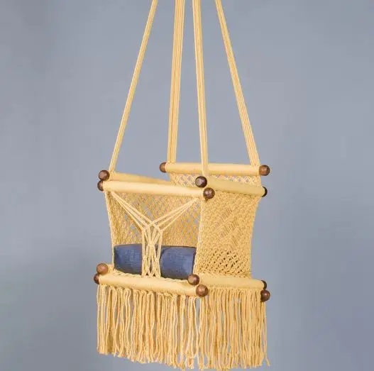 Детские качели из макраме