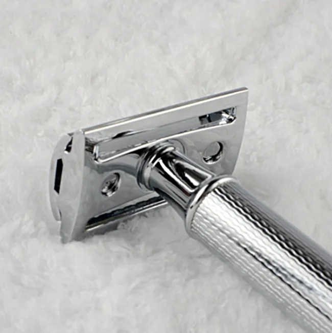 Stainless Steel Double Edge Razor Shaving For Metal Men  Classic Manual Razors Dual Edge Shaver