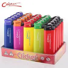 Factory Custom Bulk Cheap Plastic Gas Disposable Cricket Lighters.