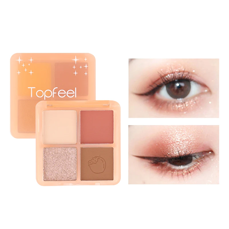 DIY палитра теней для век Индивидуальный размер для путешествий матовые блестящие тени для век макияж Палитра теней для век