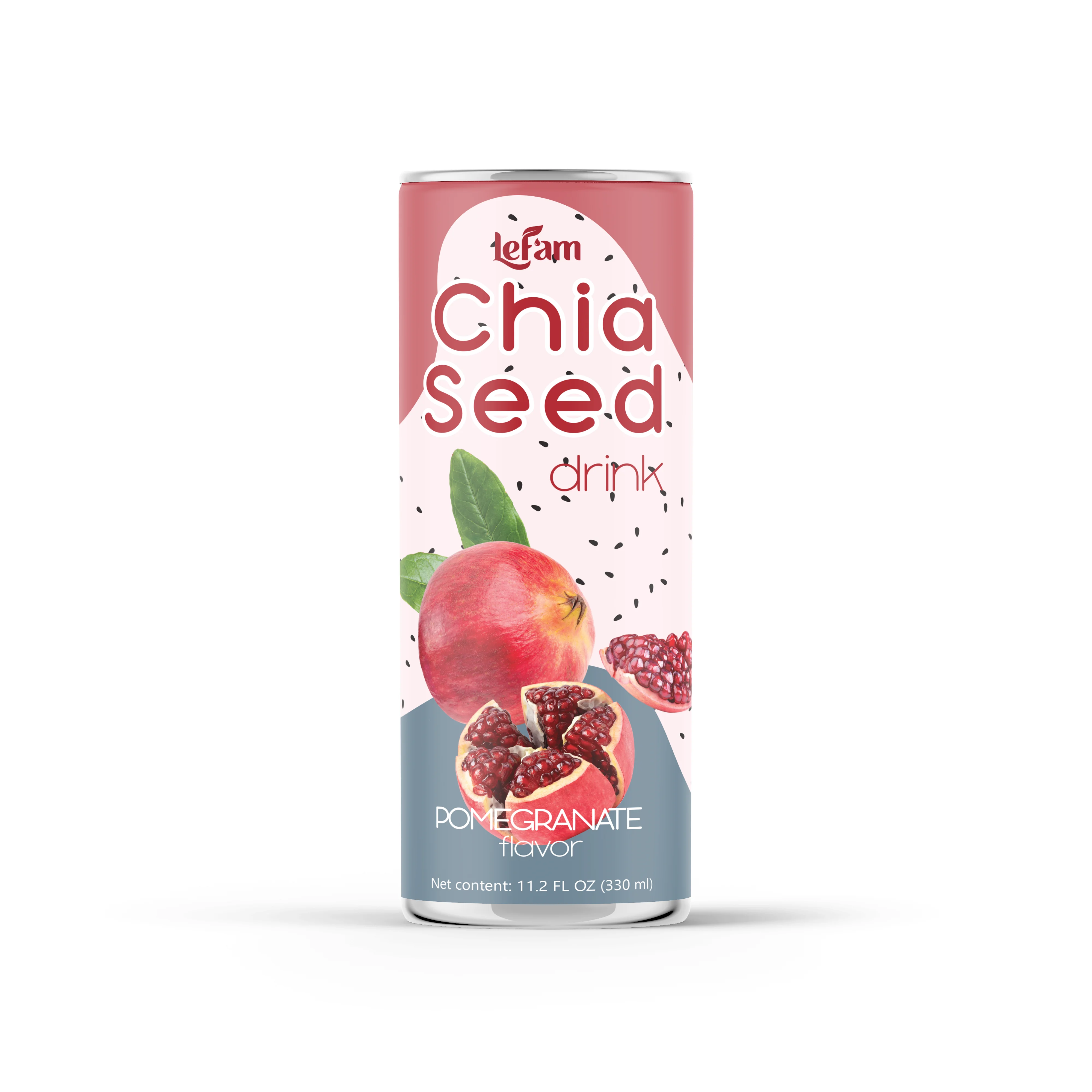 Wholesaler Chia Seed Drink Pomegranate Juice Fruit Juice Natural Sleek Can11.2 Oz Organic ISO Leading  WhatsApp 0084 96 345 2745