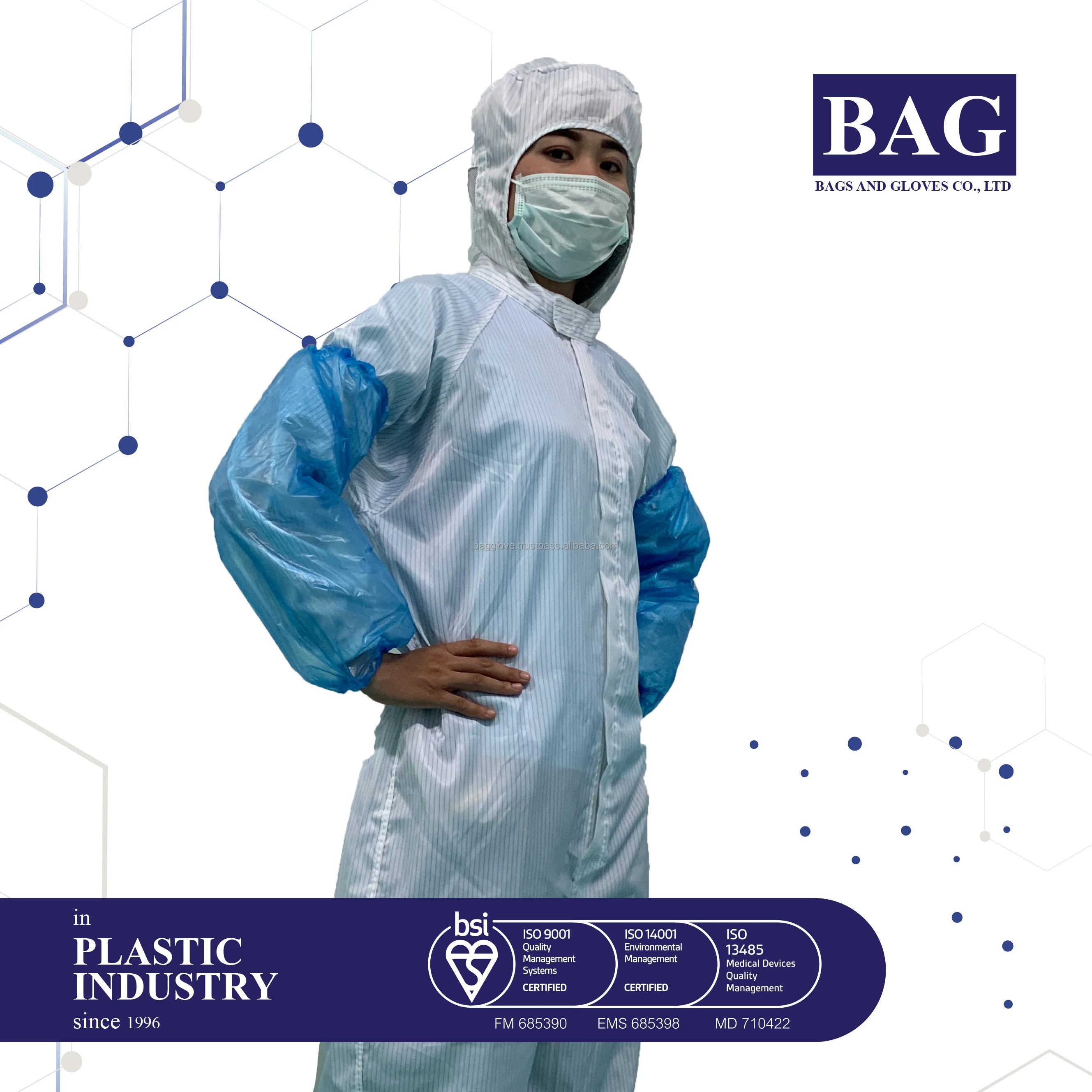 
Disposable HDPE plastic water proof arm sleeve cover 