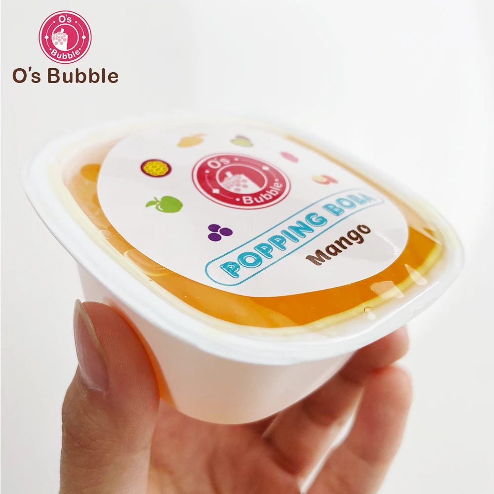 Сок разрыва 4 чашки/пакет с клубничным вкусом мгновенный драже Popping Boba