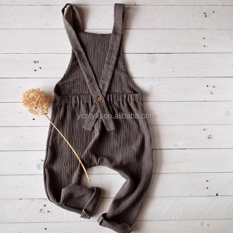  Infant Sleeveless Jumpsuit Blank Summer Toddler Kids One Piece Outfit Spring Baby Girls Muslin
