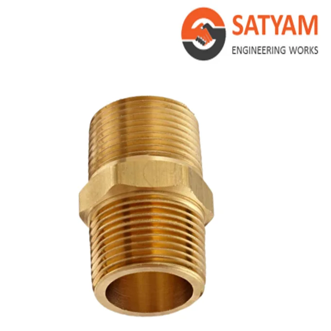 Top Quality Brass Hex Reducer Nipple For Pipe Fittings Brass Reducing Hex Nipple Brass Fittings for Steel Pipe/Reducer Nipple