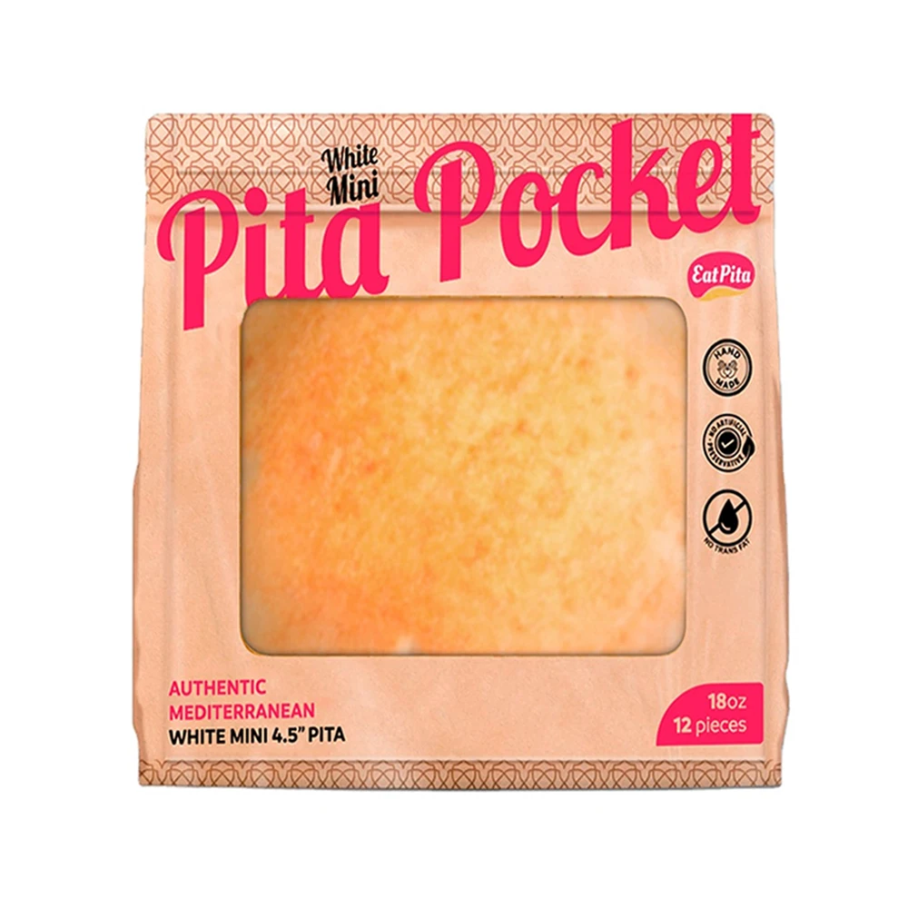 Eat Pita 4.5 Inches Hand Crafted Wholesale High Quality Baked Pita Pocket Mini White