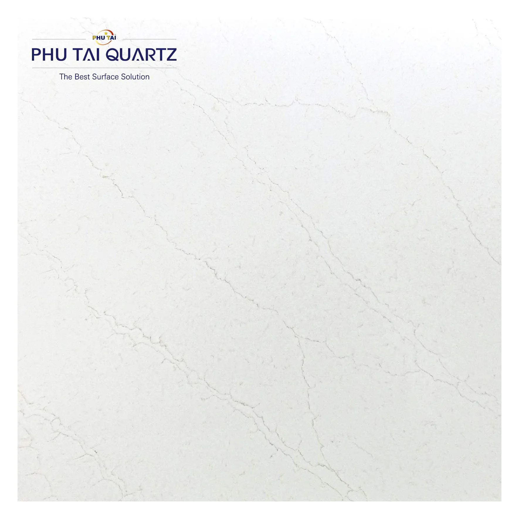 Phutai High Quality Calacatta Quartz Slab Lightning Gold PT 601 for Kitchen Countertops and Interior Wall Decoration