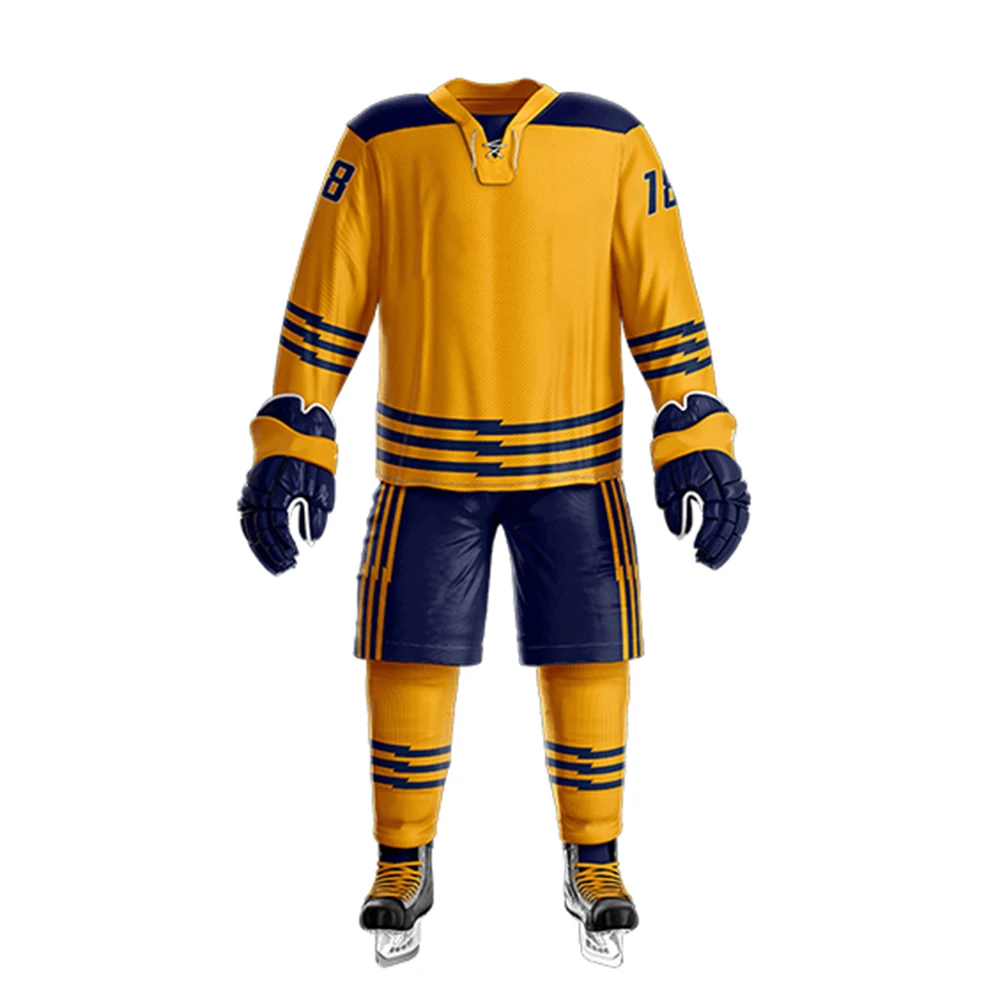 Custom Sports Wear For Team Ice Hockey For Male High Quality Ice Hockey Uniform Set with full customization