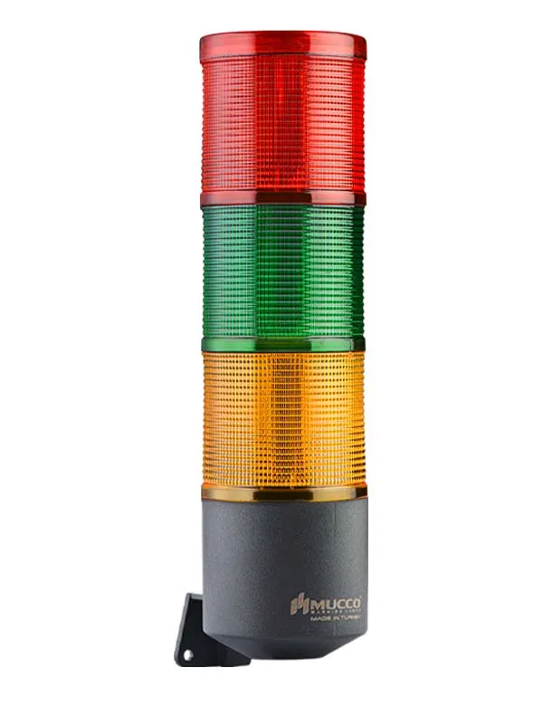 High sound High Light Steady Flashing Rotary Strobing With Buzzer Polycarbonate Lens Signal Tower With 2 Layer , Beacon Horn