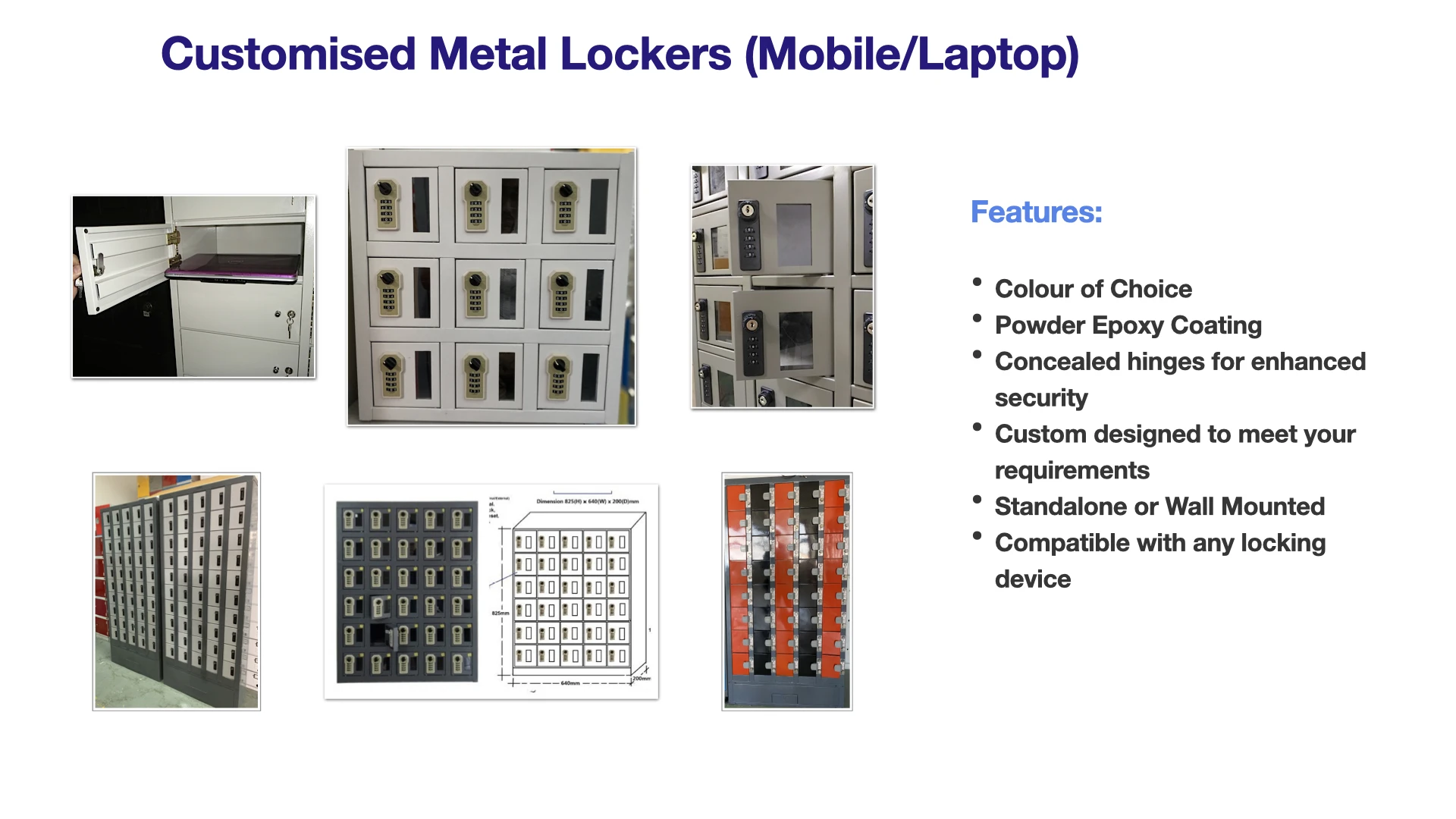  Top Product Locker Manufacturer Factory Mobile And Laptop Lockers