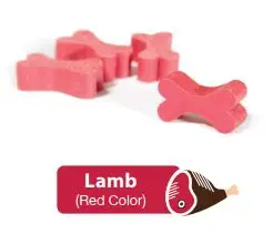 
Goodies 125 grams bag plant based proteins for good health and allergenic dog treat or food lamb flavor bone mini shape 