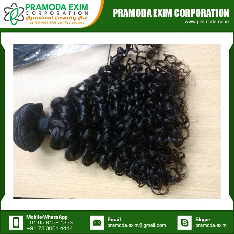 Bulk Supplier All Colors Best Quality Human Hair Curly Bundles Extensions Weave Raw Indian Hair