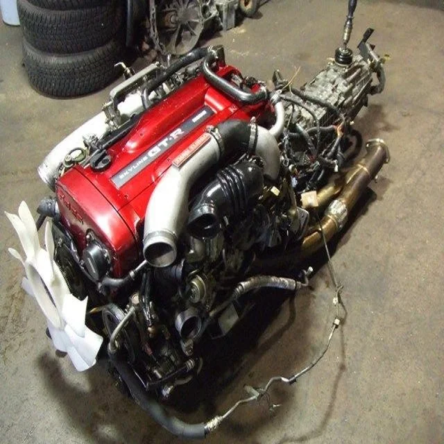 
JDM NISSA N SKYLINE GTR RB26DETT TWIN TURBO ENGINE , R34 GTR BNR34 MOTOR RB26 