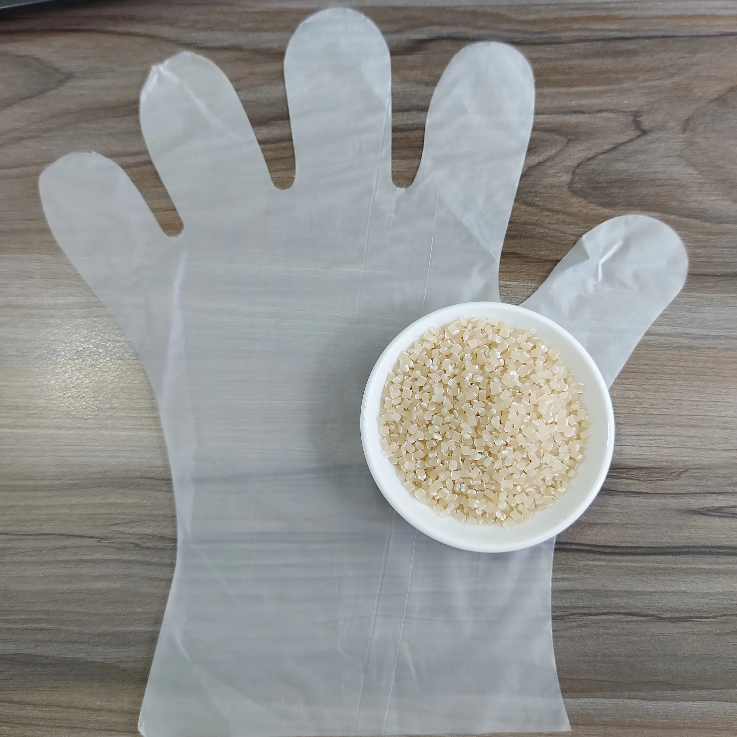 BIO PLASTIC BIO GARBAGE BAG CASSAVA PLASTIC GRANULE PLA RESIN FROM TAPIOCA STARCH