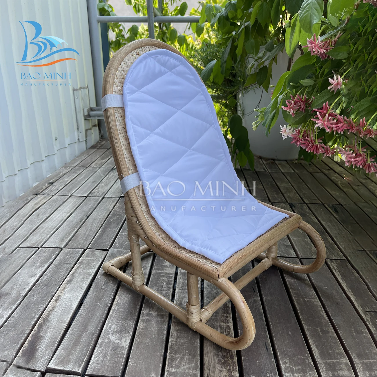 New in stock rattan doll relaxing chair and doll toy