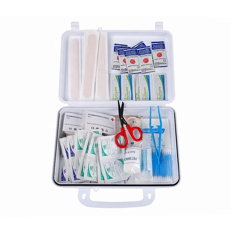 High standard First Aid Kit Metal First Aid Kit Box red corss Wall Mounted First Aid Kit Box For Clinic Hospital