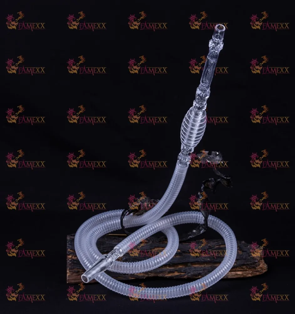 Оптовая продажа керамический стеклянный кальян прозрачный шланг