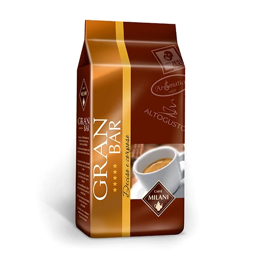 Экспорт Высококачественной полнотелой смеси кофе с сильным вкусом и стойким кремом-Gran Bar 1 кг упаковка