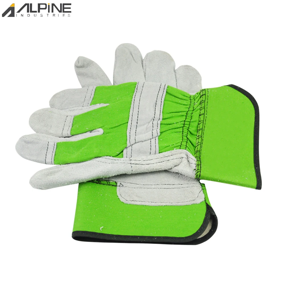 Рабочие перчатки из натуральной канадской кожи для онлайн-продажи садоводства риггера