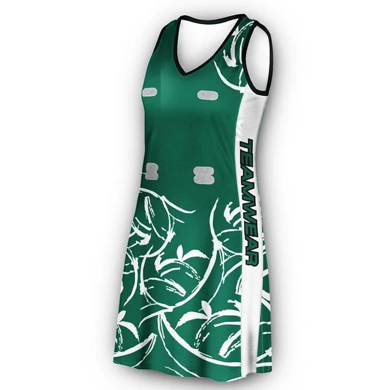Netball Skirt Dress Sublimation Print Sportswear Girls Netball Uniform Design Your Own in Premium Quality