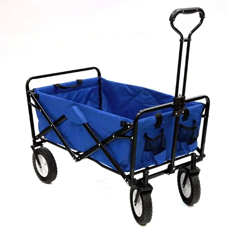
Garden Sports Collapsible Folding Outdoor Utility Wagon Festival Party Camping Hand Trolley Cart with 4 Wheels 