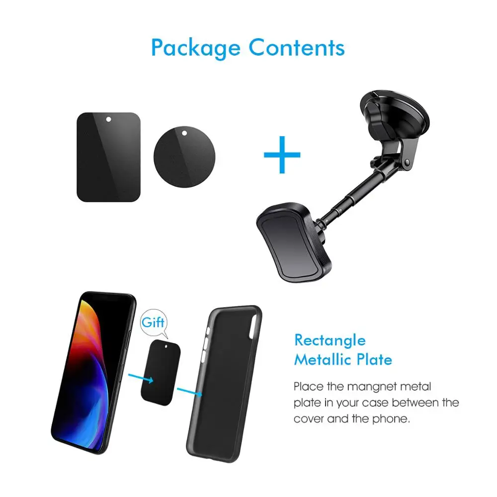 2023 Custom logo Dashboard Windshield Car Mount Stand 360 degree rotation mobile phone car holder for smartphones