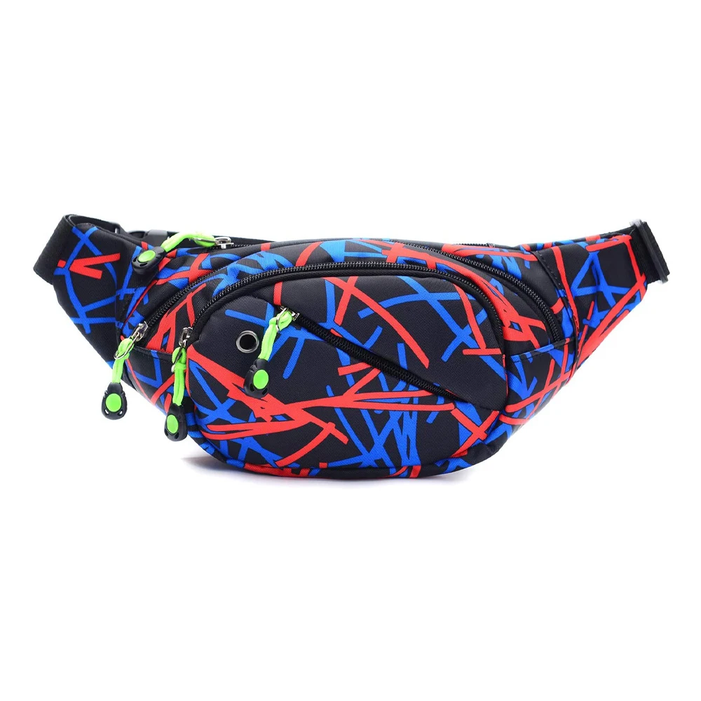 Sublimated Fanny Pack Fashion Waist Chest Bag Adjustable Belt Chest Shoulder Pack Bum Waist Bags for Women Men