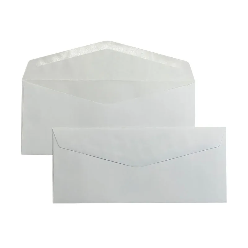 Auto Inserting #10 Envelope 4 1/8 x 9 1/2 inch 24 lbs white wove Moist Mailing Envelopes Window
