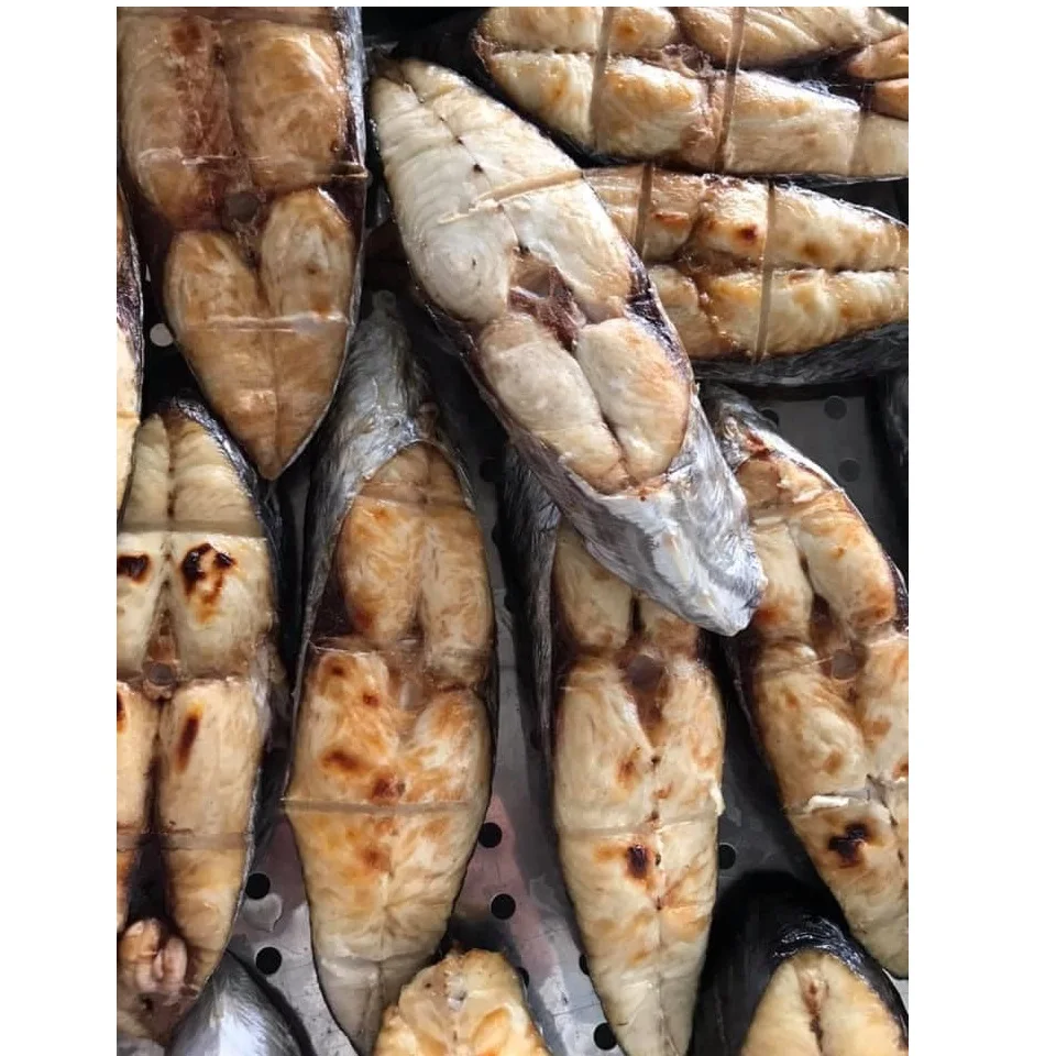 Хит продаж 2021 свежие натуральные морепродукты фирменная торговая марка пищевая нарезанная жареная скумбрия для приготовления пищи во Вьетнаме