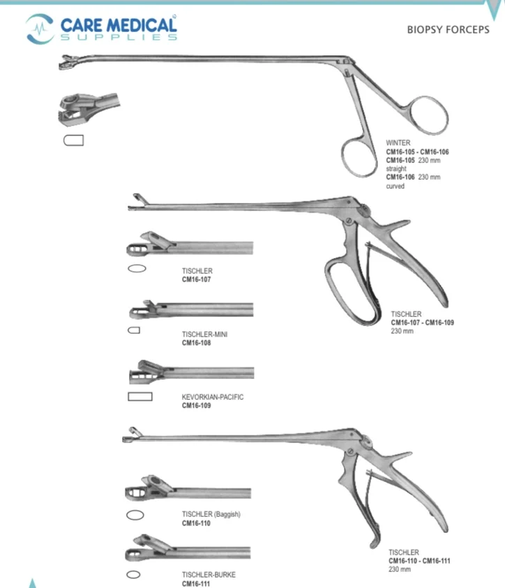  Лучшее качество самый продаваемый хирургический инструмент щипцы для биопсии Tischler