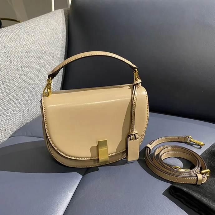 Wholesale women hand bags leather crossbody saddle bag