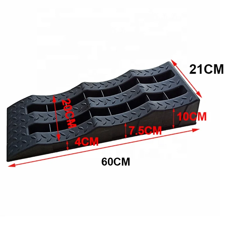 3 Stage step Portable Light Car Caravan RV  Leveling Lift Plastic Wheel chock Ramp