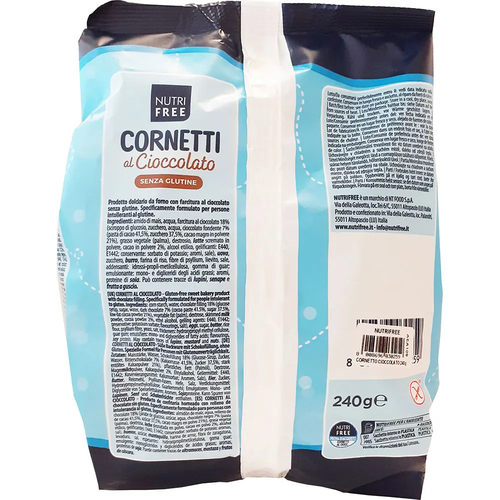 Gluten Free CROISSANT WITH CHOCOLATE FILLING 240g