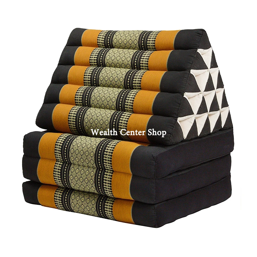 Thai Triangle Pillow Made In Thailand High Quality Design 10 Holes 3 folds Product Of Thailand