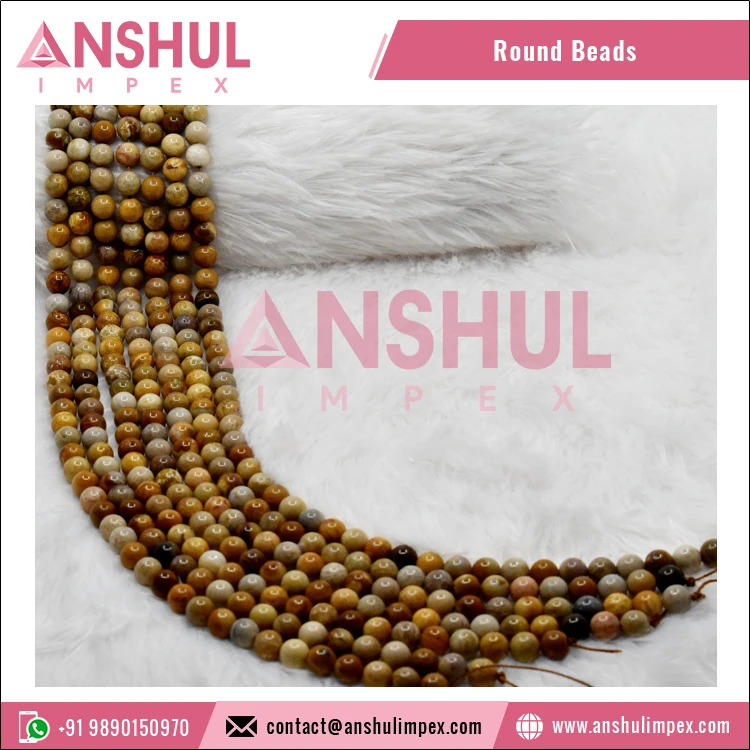 Loose Gemstone Bulk Selling Multiple Usage Natural Pure Coral 8mm Round Beads