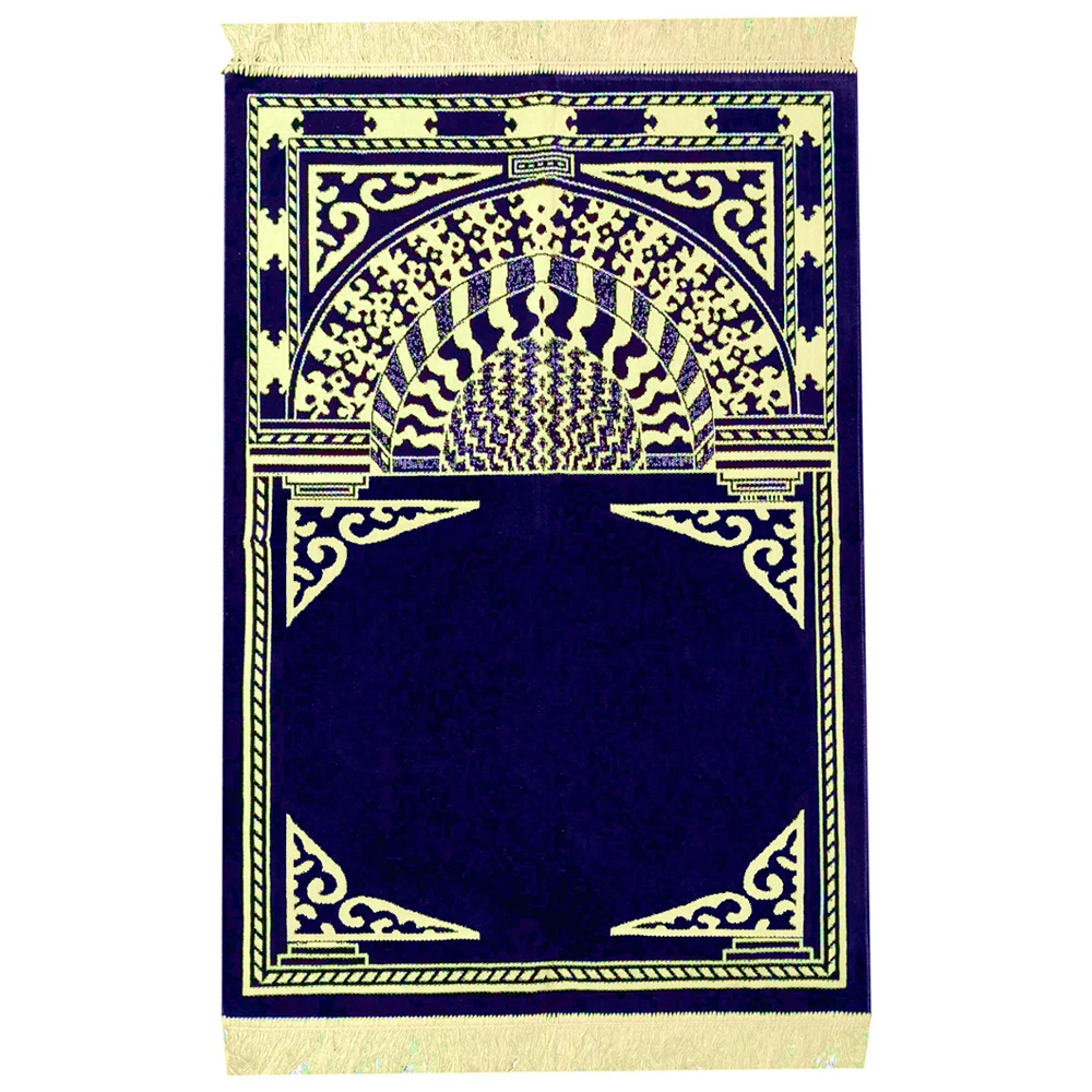 Muslim travel wholesale arabic digital folding foldable prayer mat janamaz non slip prayer carpet