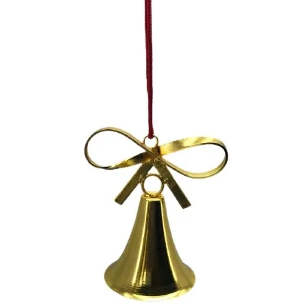 NEW UNIQUE DESIGN LINER JINGLE BELL NICCKLE CHRISTMAS HANGING ORNAMENT IRON CHRISTMAS DECORATION BALL