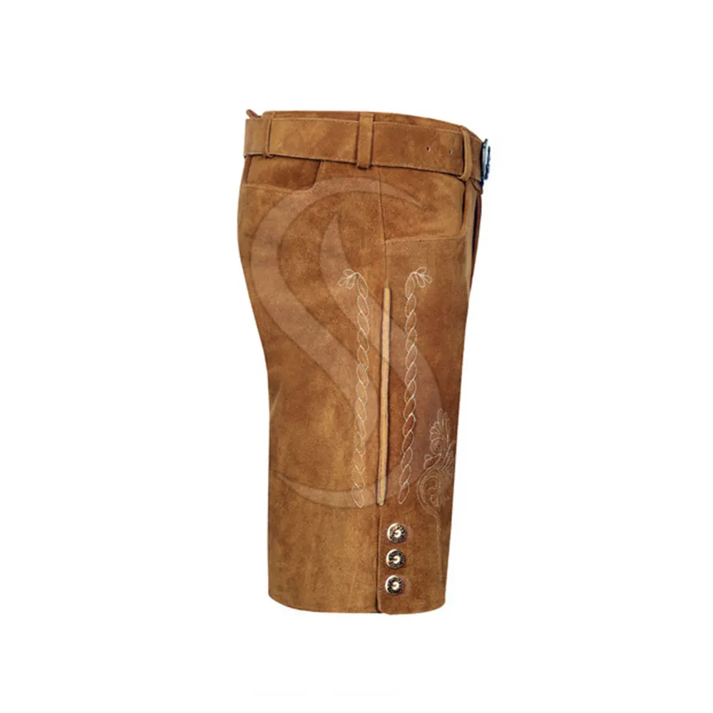 High Quality Bavarian Outfit Lederhosen German Leather Shorts