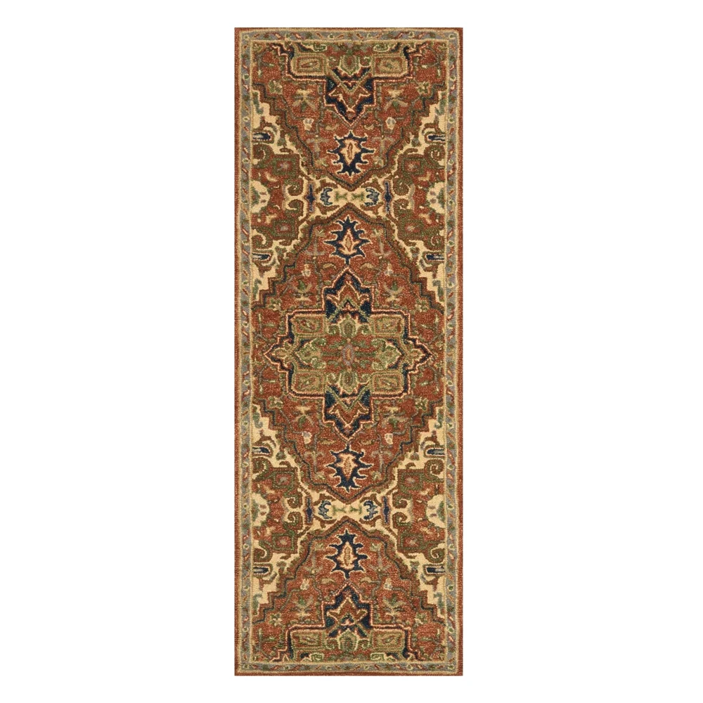 Fancy Design Hand Tufted UN-02 Rust / Stone Rug Custom Hand Crafted Rugs at Wholesale Price